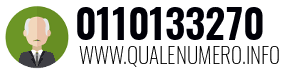 Numero di telefono 0110133270 0110133270