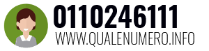 Numero di telefono 0110246111 0110246111