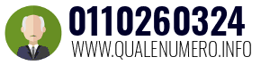 Numero di telefono 0110260324 0110260324