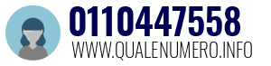 Numero di telefono 0110447558 0110447558