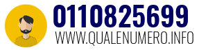 Numero di telefono 0110825699 0110825699