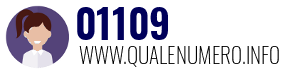 Numero di telefono 01109 01109