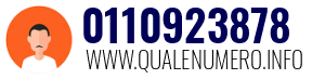 Numero di telefono 0110923878 0110923878