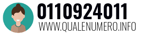 Numero di telefono 0110924011 0110924011