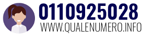 Numero di telefono 0110925028 0110925028