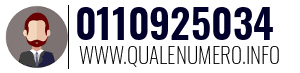 Numero di telefono 0110925034 0110925034