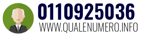 Numero di telefono 0110925036 0110925036