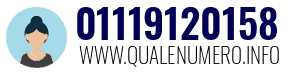 Numero di telefono 01119120158 01119120158