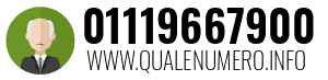 Numero di telefono 01119667900 01119667900