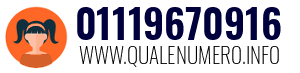 Numero di telefono 01119670916 01119670916