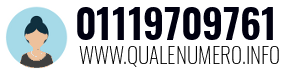 Numero di telefono 01119709761 01119709761