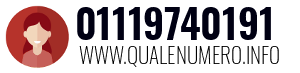 Numero di telefono 01119740191 01119740191
