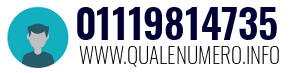 Numero di telefono 01119814735 01119814735
