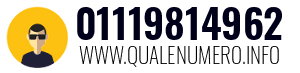 Numero di telefono 01119814962 01119814962