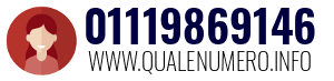 Numero di telefono 01119869146 01119869146
