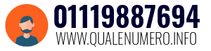 Numero di telefono 01119887694 01119887694