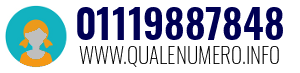 Numero di telefono 01119887848 01119887848