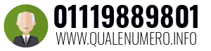 Numero di telefono 01119889801 01119889801