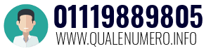 Numero di telefono 01119889805 01119889805