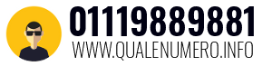 Numero di telefono 01119889881 01119889881