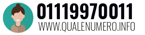 Numero di telefono 01119970011 01119970011