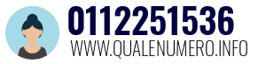 Numero di telefono 0112251536 0112251536