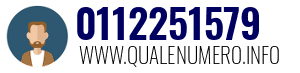 Numero di telefono 0112251579 0112251579