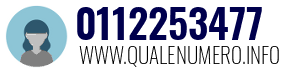 Numero di telefono 0112253477 0112253477