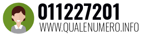 Numero di telefono 011227201 011227201