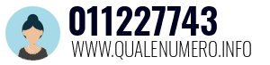 Numero di telefono 011227743 011227743