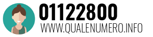Numero di telefono 01122800 01122800