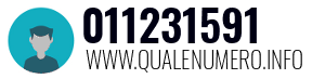 Numero di telefono 011231591 011231591