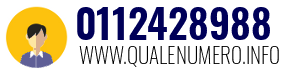 Numero di telefono 0112428988 0112428988