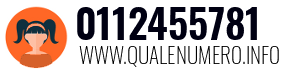 Numero di telefono 0112455781 0112455781