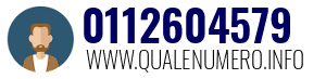 Numero di telefono 0112604579 0112604579
