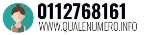 Numero di telefono 0112768161 0112768161