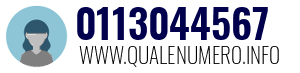 Numero di telefono 0113044567 0113044567