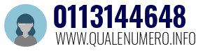 Numero di telefono 0113144648 0113144648