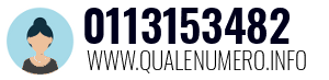 Numero di telefono 0113153482 0113153482