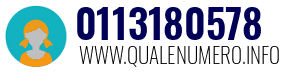 Numero di telefono 0113180578 0113180578