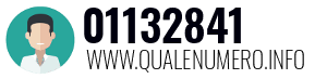 Numero di telefono 01132841 01132841
