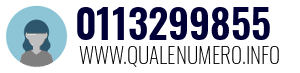 Numero di telefono 0113299855 0113299855