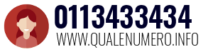Numero di telefono 0113433434 0113433434