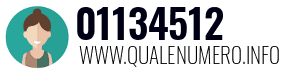 Numero di telefono 01134512 01134512