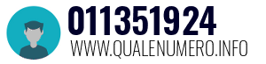Numero di telefono 011351924 011351924