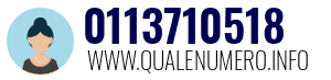 Numero di telefono 0113710518 0113710518