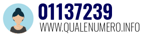 Numero di telefono 01137239 01137239