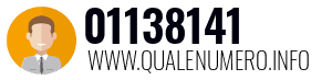 Numero di telefono 01138141 01138141