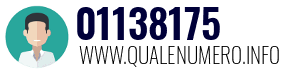 Numero di telefono 01138175 01138175