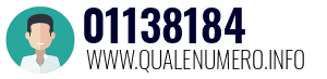 Numero di telefono 01138184 01138184